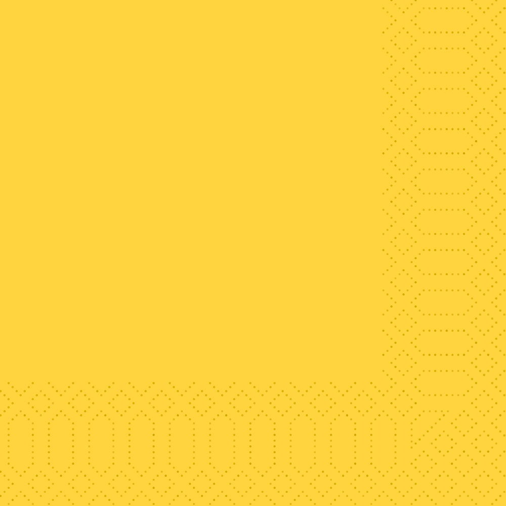 Serviette gelb, 40x40 cm 1000 stück von Duni 