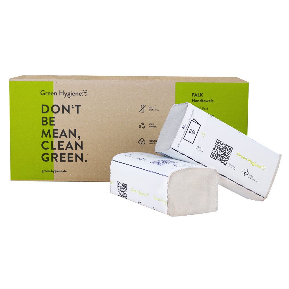 ökologisches CO² neutrales Falthandtuch 1-lagig