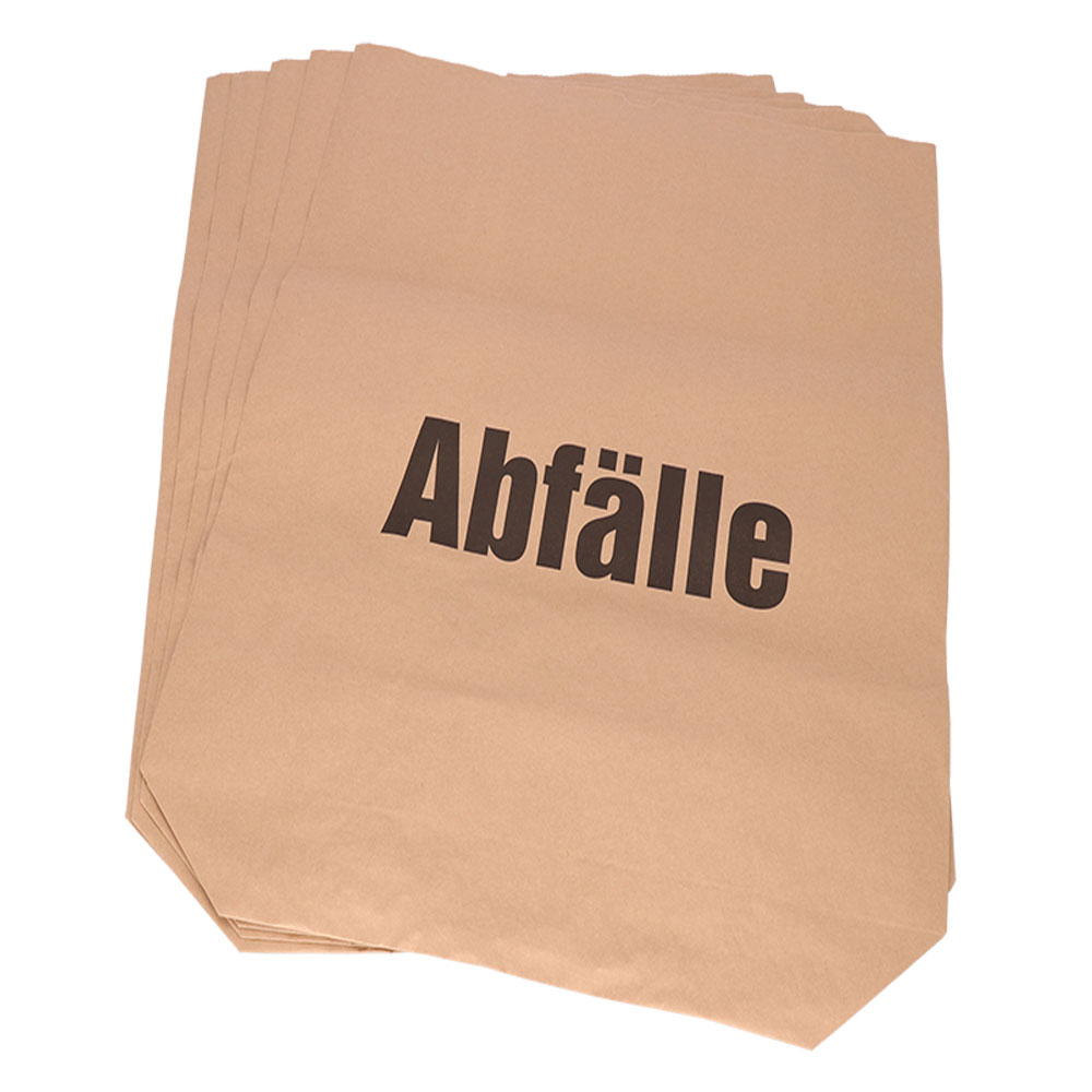 120 Liter Papiermüllsack, Aufdruck Abfälle, 25 Stück