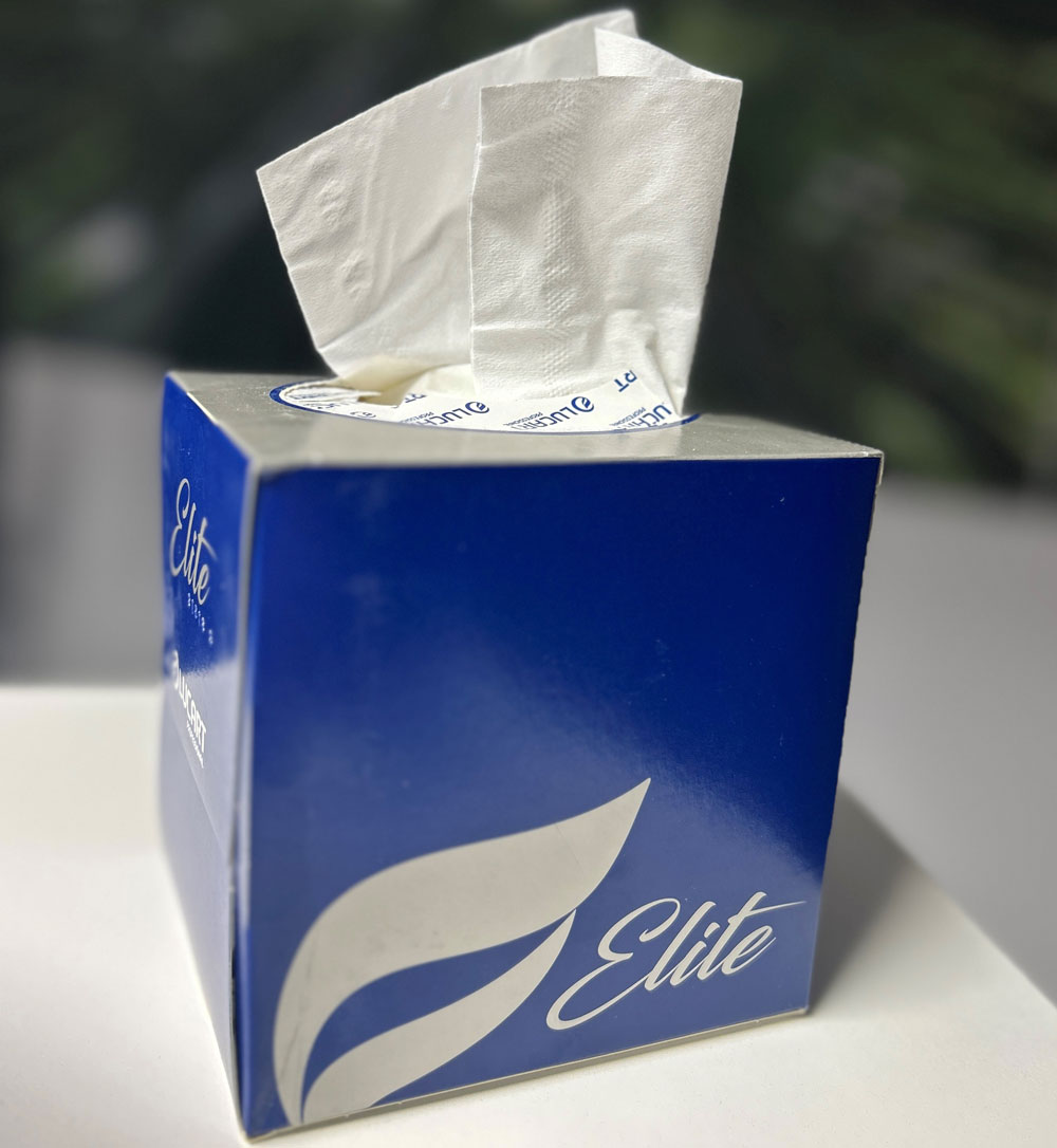 Würfel Kosmetiktücherbox Taschentücher Zupfbox 