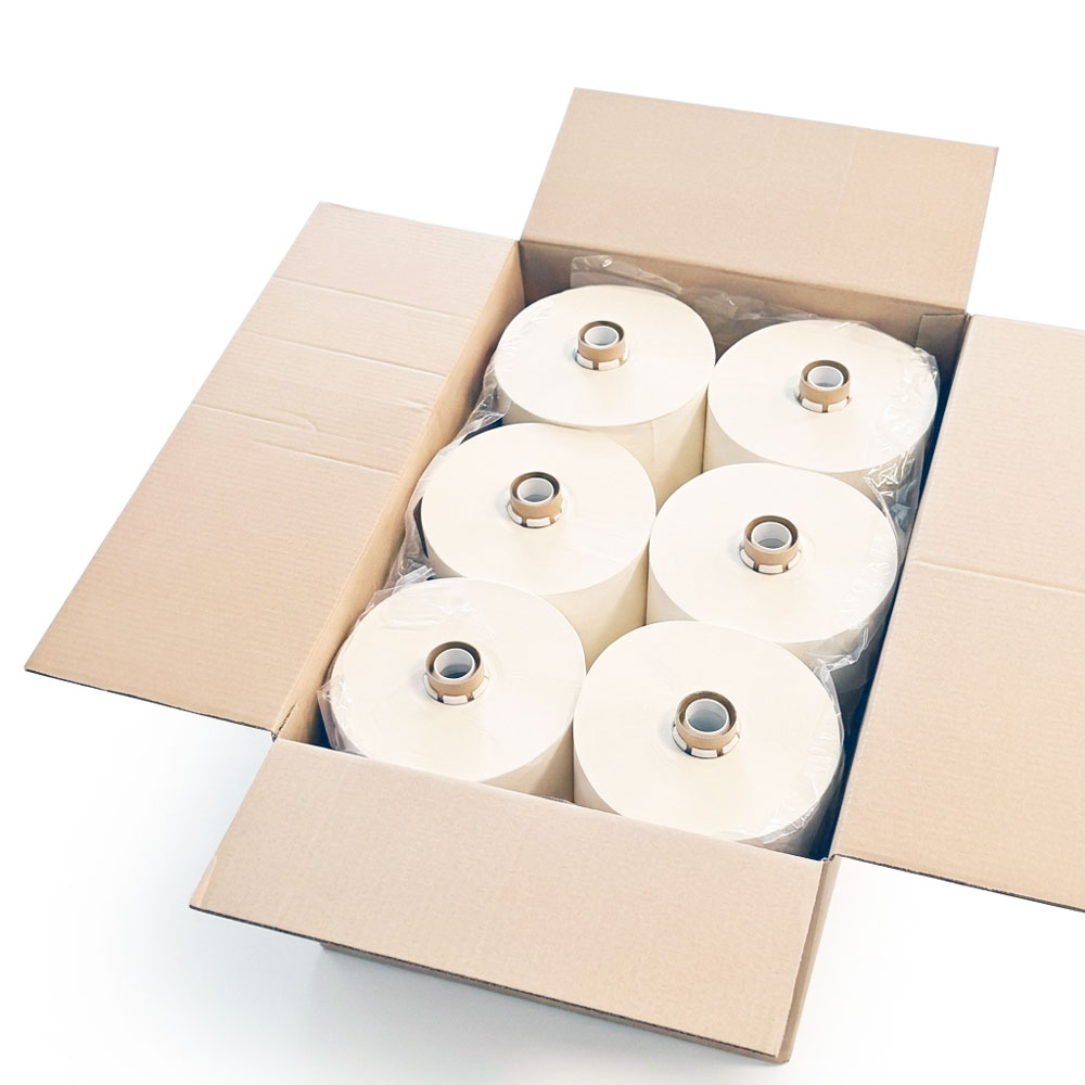 6 Rollen Handtuchrollen für Cosmos Spender – 2-lagig TAD Premium, 100m