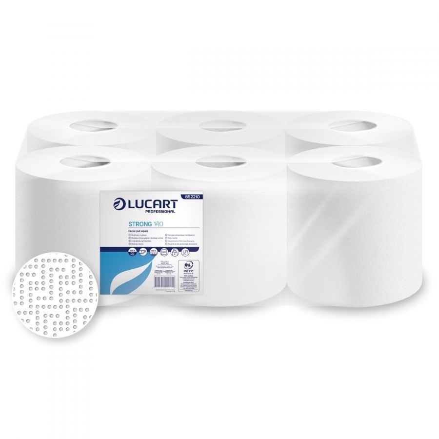 Lucart Professional Strong 150 Rollenhandtuch 2-lagig für Sensorrollenspender Hebelspender