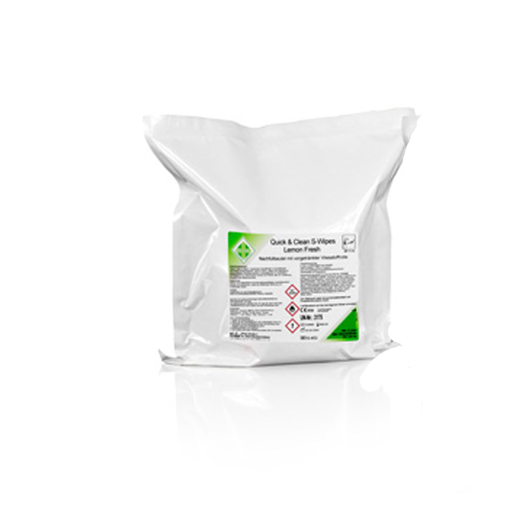 Pliwa Quick and clean vliestücher lemonfresh zur Oberflächendesinfektion in Praxen