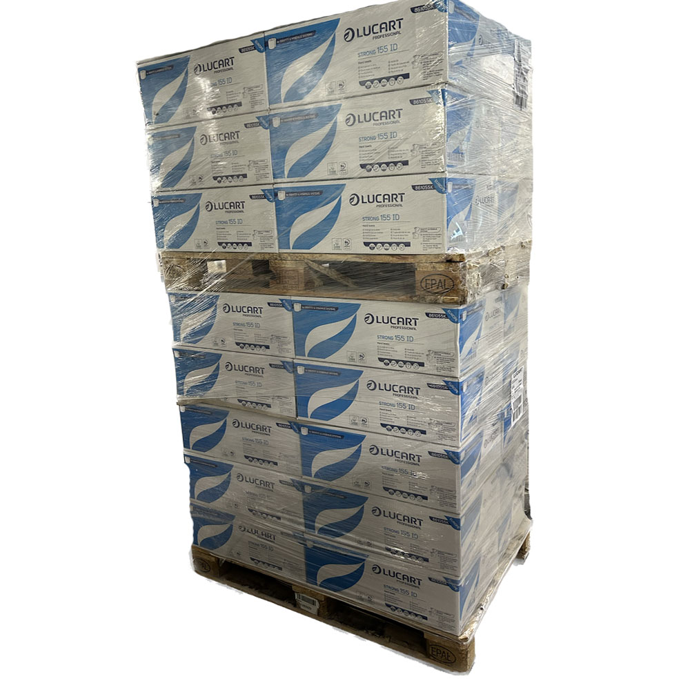 Palette Strong 155ID  Lucart Professional Papierrollen für Identity + Hygenius