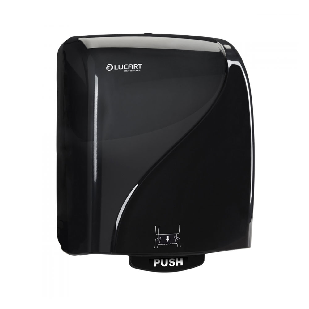 Auto Cut Spender schwarz Papierrollenspender Lucart