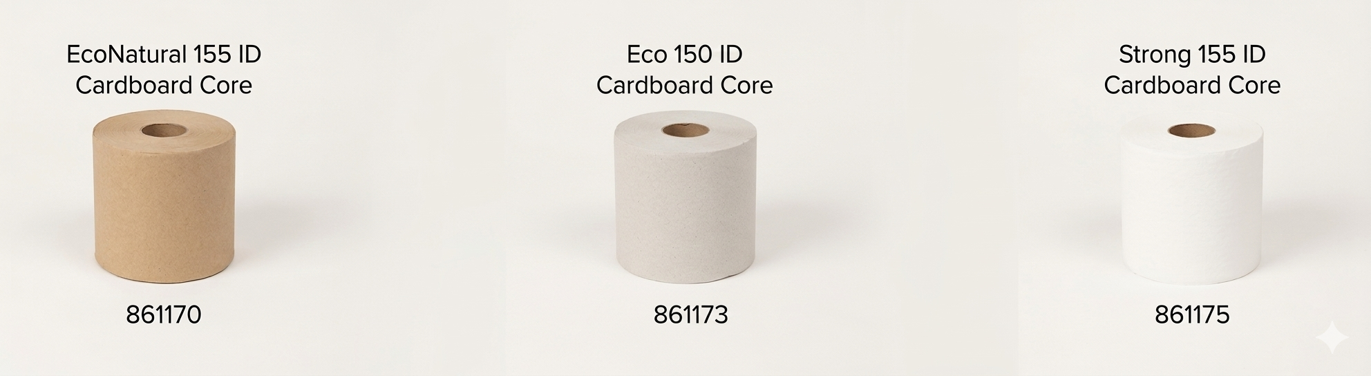 Palette: Lucart Handtuchrollen Identity 2.0 Cardboard Core