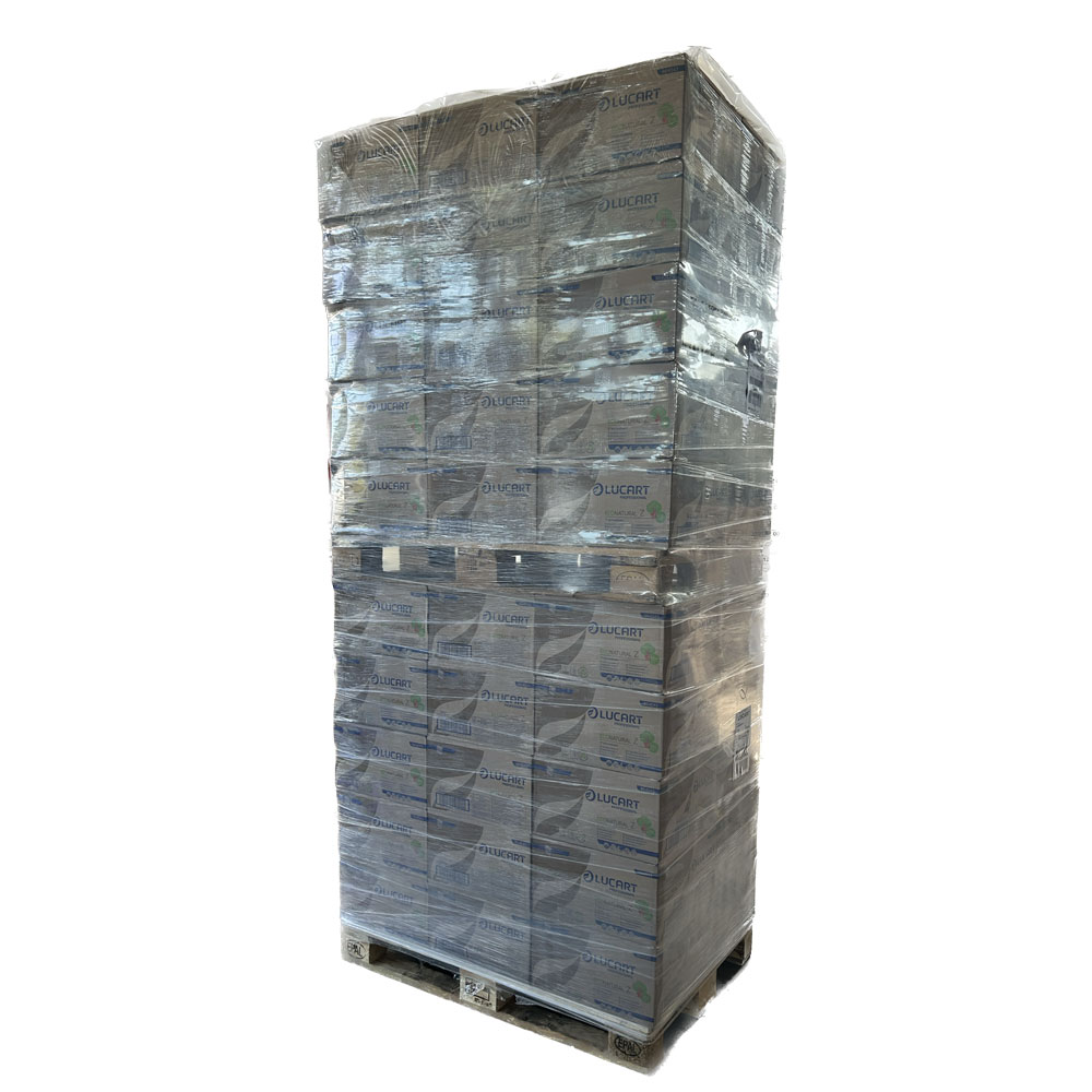 Palette mit 48 Karton Eco Natural Z Falz Papierhandtuch nachhaltig und ökologisch