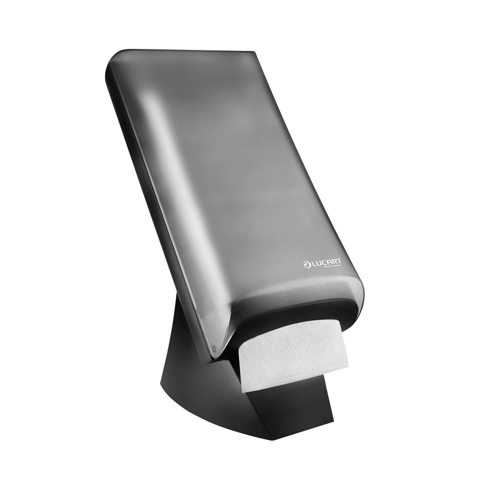 Einzelbaltt Servietten Spender, Thekenspender für Servietten, Einzelenthame, schwarz