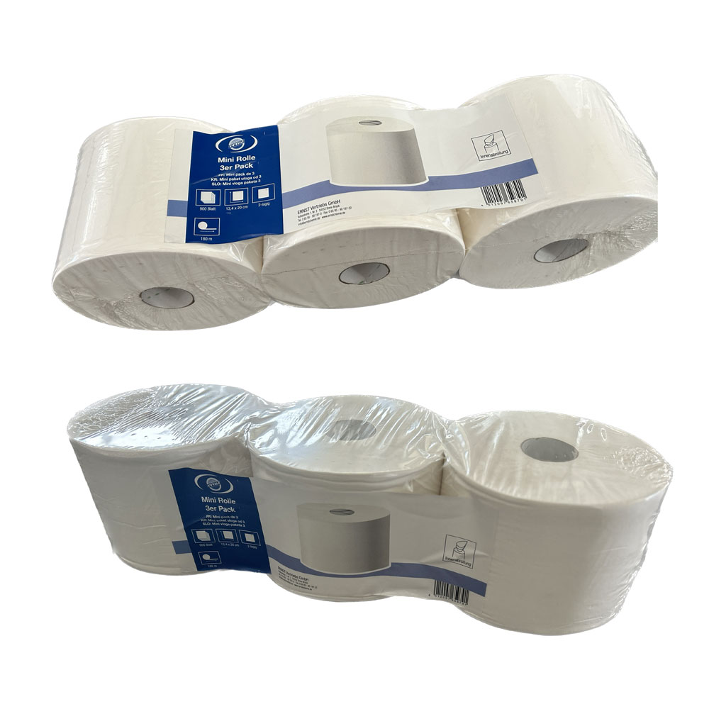 Mini Rolle Jumbo Toilettenpapier mit Innenabwicklung 