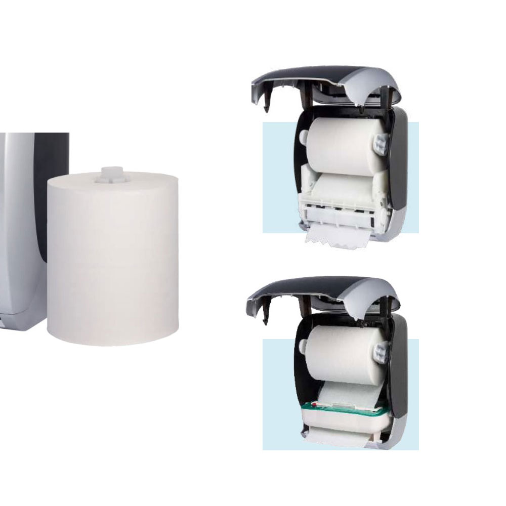 HTZ100K TAD Handtuchpapier Rollen für Cosmos Spender JM