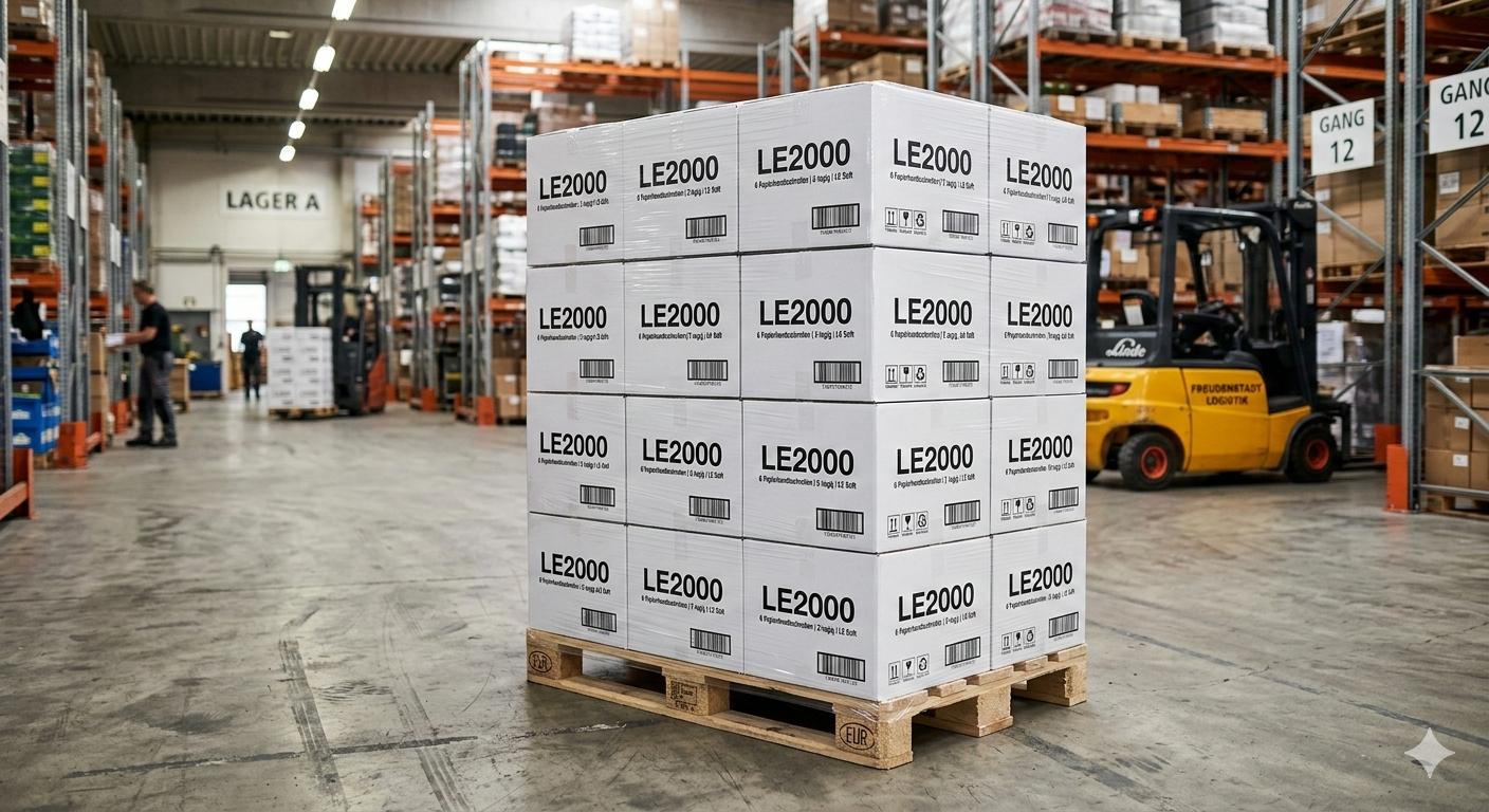 6 Papier-Handtuchrollen, LE Soft, 2-lagig, 24 cm Breite