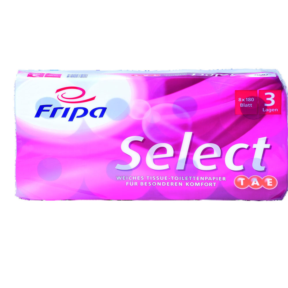 Fripa Select TAE 3-lagiges Toilettenpapier
