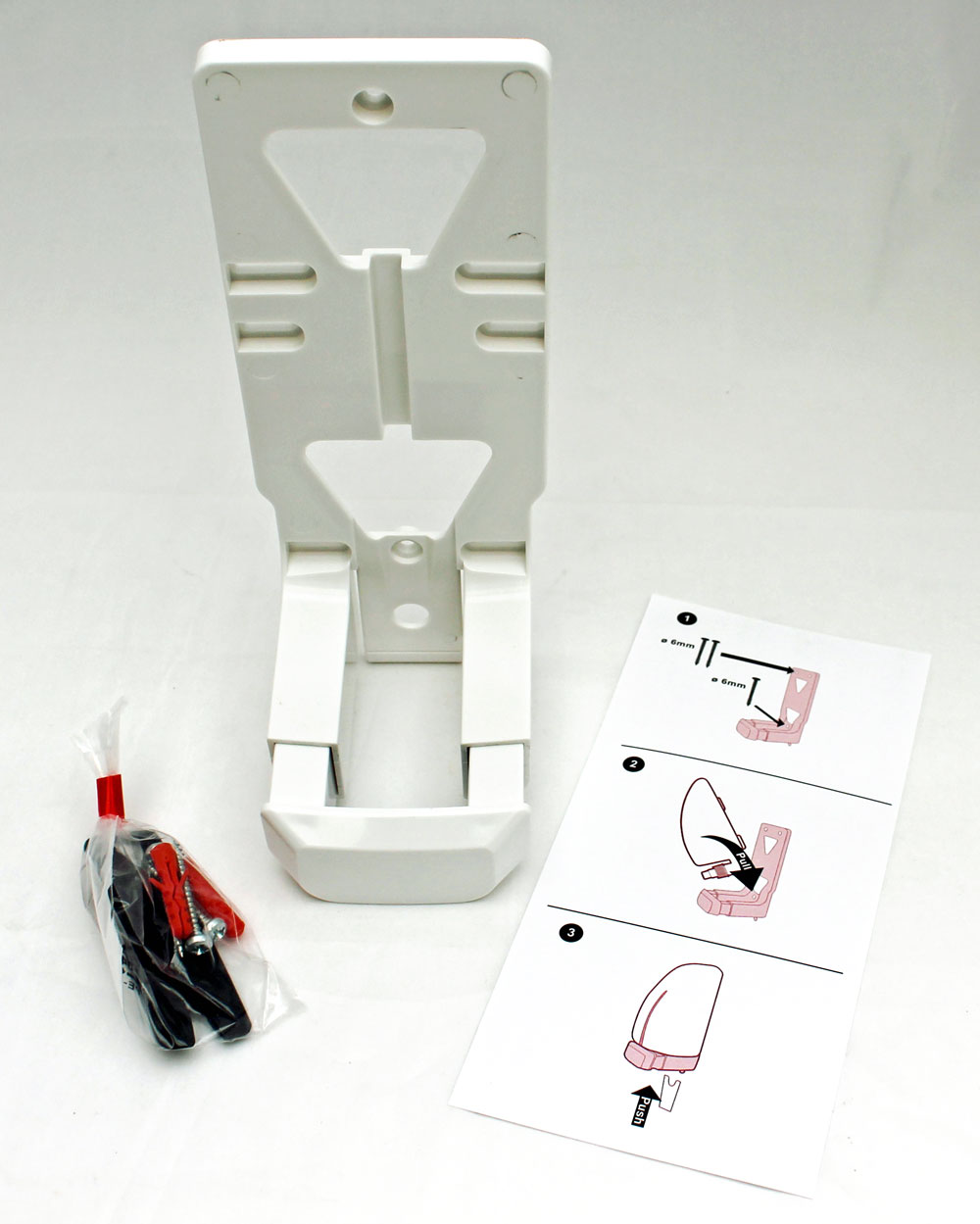 Lavela Wandhalterung für 1L Schaumseifenkartuschen – Weiß