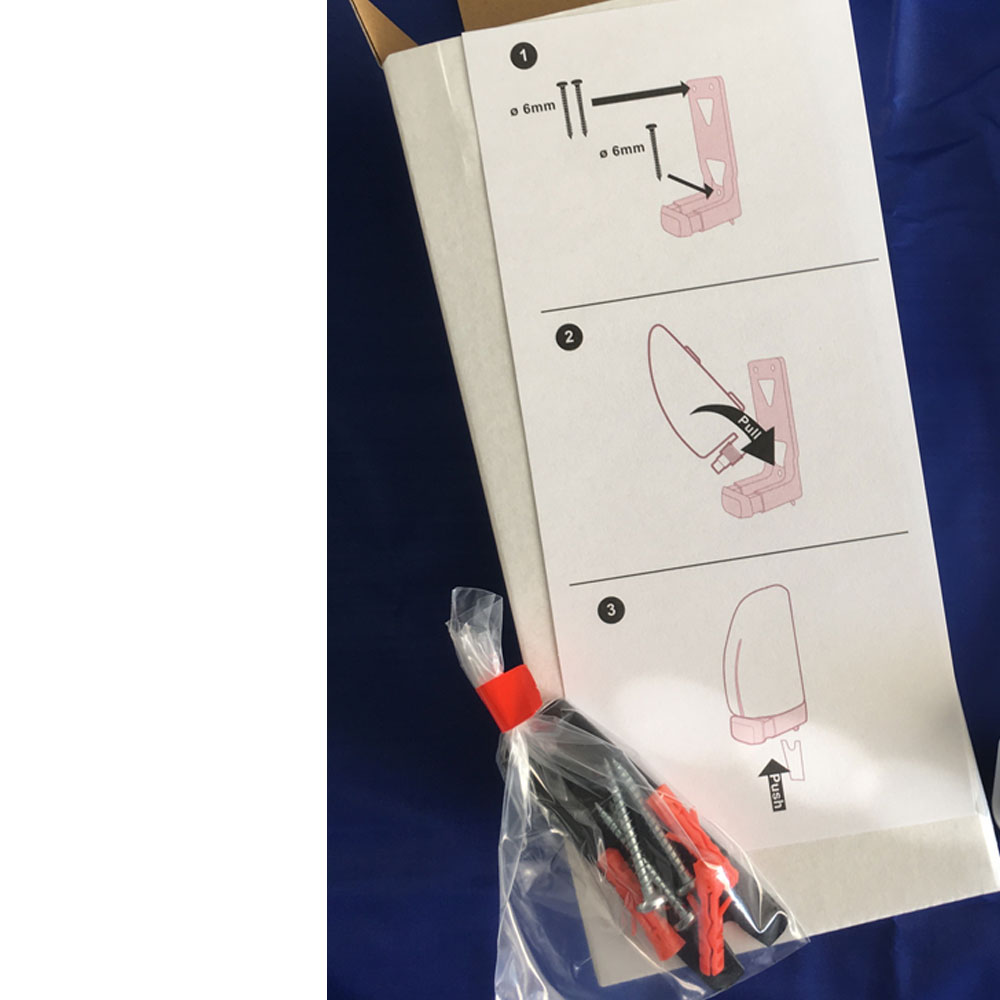 Wandhalterung schwarz für Lavela Kartusche mit Schaumpumpe