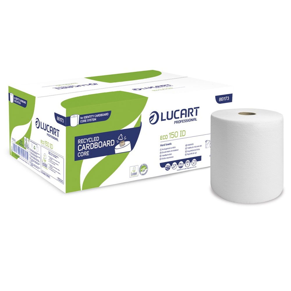 Eco Lucart 150 ID Rollenpapierhandtuch System 