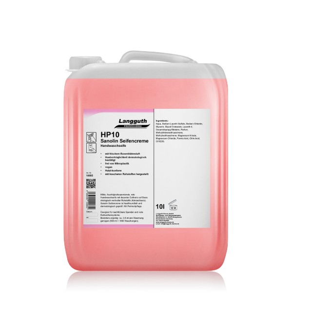 10 Liter, Flüssigseife, Handwaschseife, Seifencreme rosa
